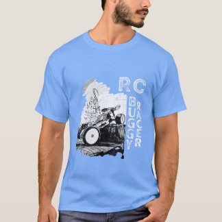 Camiseta Carros RC Hobby Controle Remoto Buggy Racer modelo