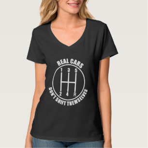 Camiseta Carros Reais Não Mudam de Marcha Sozinhos Mecânico