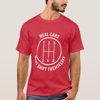 Camiseta Carros Reais Não Mudam Sozinhos Presente de corrid