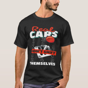 Camiseta Carros Reais Não Se Deslocam Mecânicos