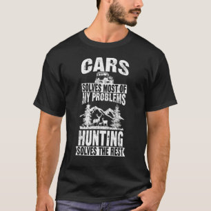 Camiseta Carros resolvem a maioria dos meus problemas caçan