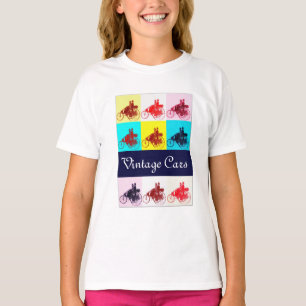 Camiseta Carros vintage Reunindo Arte Pop
