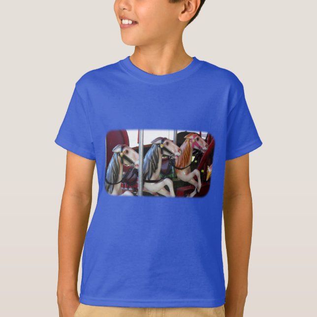 Camiseta Carrossel Carousel Horse Kids T-Shirt (Frente)