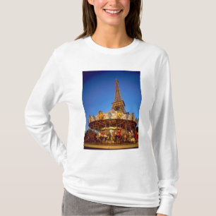 Camiseta Carrossel, Torre Eiffel, Paris, França