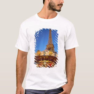 Camiseta Carrossel, Torre Eiffel, Paris, França