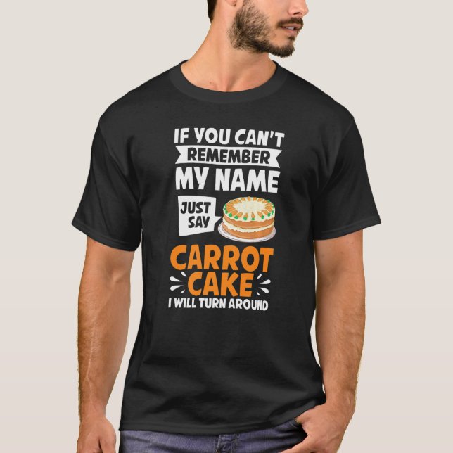 Camiseta Carrot Cake Recipiente Cupcakes Pie Gluten Free Ve (Frente)