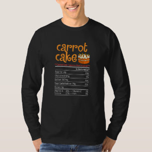 Camiseta Carrot Cake Recipiente Cupcakes Pie Gluten Free Ve