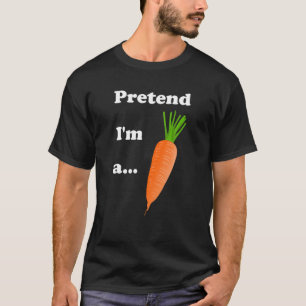 CAMISETA CARROT COSTUME HALLOWEEN PRETENDE QUE SOU UM DIVER