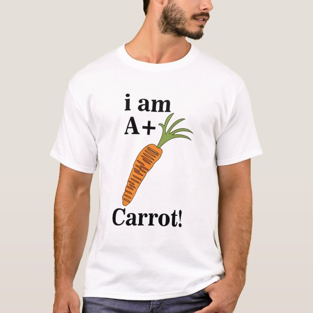 Camiseta Carrot, eu sou um Carrot Engraçado (Frente)