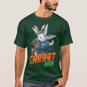 Camiseta Carrot Nunchucks Ninja Japão Katana MMA Shinobi Sa