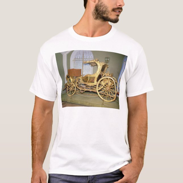 Camiseta Carruagem da gôndola da imperatriz Catherine II (Frente)