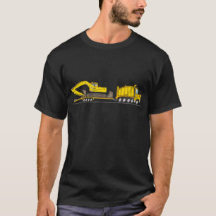 Camiseta Carruagem De Caminhão De Bomba Pesada
