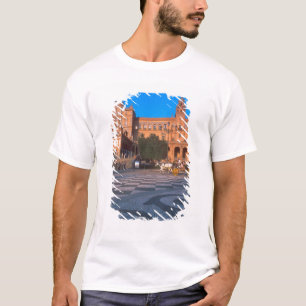 Camiseta Carruagem puxada a cavalo na Plaza de Espana em
