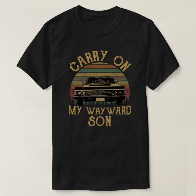 Camiseta Carry On Wayward Son (Frente do Design)