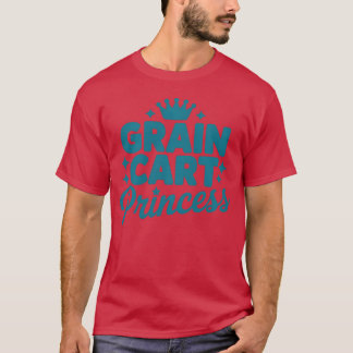 Camiseta CART de Grãos Princesa - Colheita de Trator Dirigi