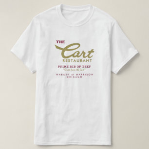 Camiseta Cart Restaurant, Wabash e Harrison, Chicago, IL