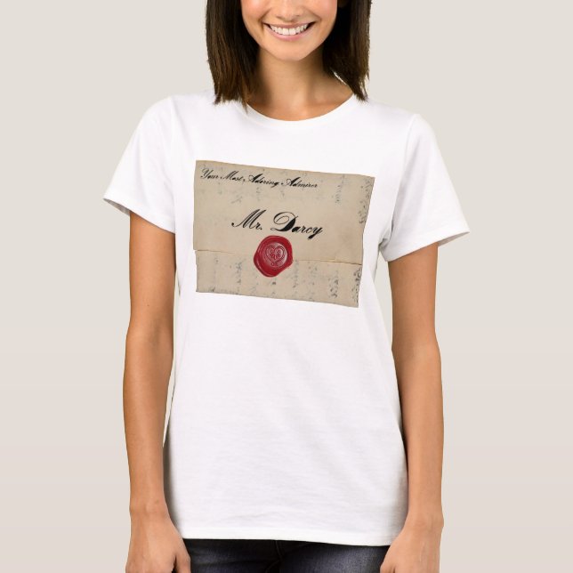 Camiseta Carta de amor do Sr. Darcy Regência (Frente)