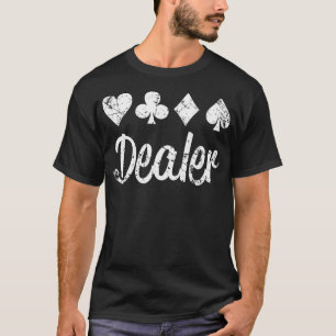 Camiseta Carta de Baralho - Cassino Divertido do Dealer