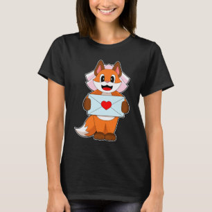 Camiseta Carta de Casamento da Noiva Raposa