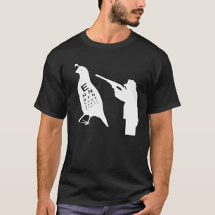 Camiseta Carta de olho das codorniz