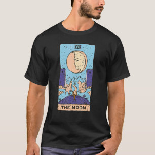Camiseta Carta de Tarot Estética A Lua