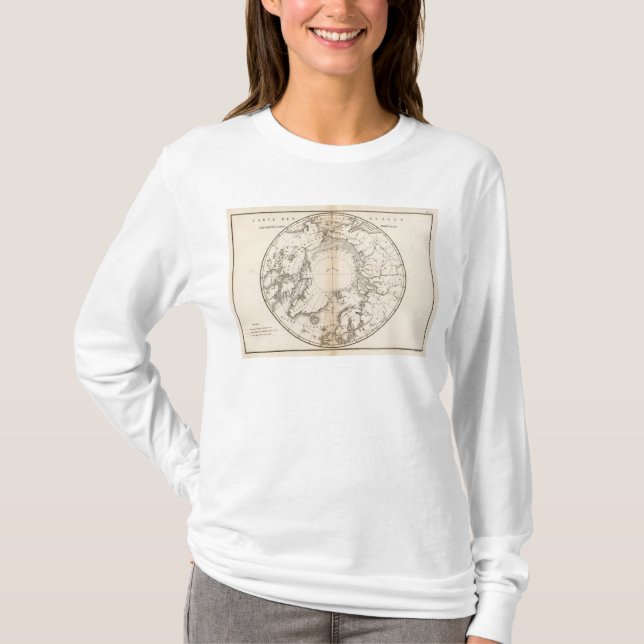 Camiseta Carta do gelo boreal (Frente)