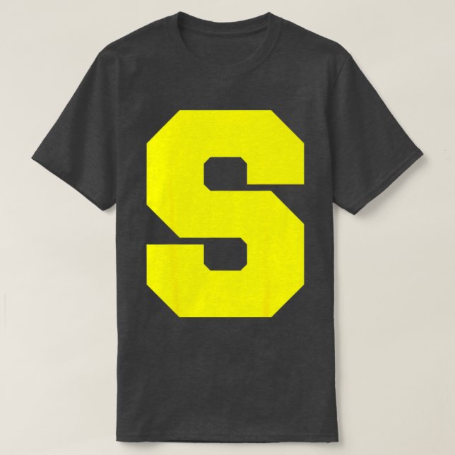 Camiseta Carta S Chipmunk Figurino de Ação de Graças (Frente do Design)