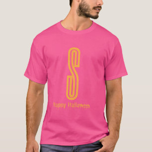 Camiseta Carta S Engraçado Grupo de Chipmunk Correspondente