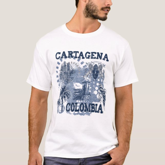 Camiseta Cartagena, Colômbia (Frente)