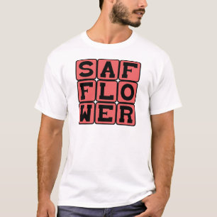Camiseta Cártamo, Herbáceo Flor Anual