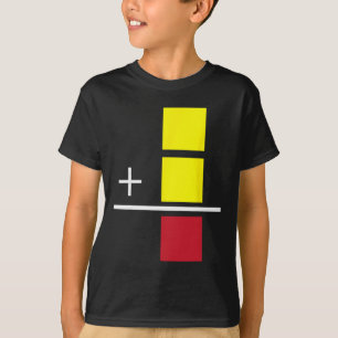 Camiseta Cartão Amarelo Vermelho de Futebol Árbitro Present