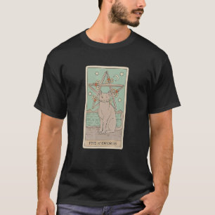 Camiseta Cartão Arot Cinco De Espadas E Ca De Gráfico Cósmi