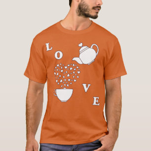 Camiseta Cartão comemorativo Valentinex27s Dia da chaleira