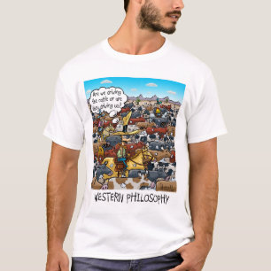 Camiseta Cartão de aniversário engraçado com Filosofia O