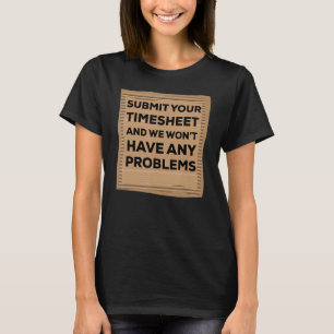 Camiseta Cartão de Apreciação do Funcionário da Equipe Espe