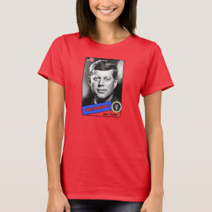 Camiseta Cartão de basebol de John F. Kennedy