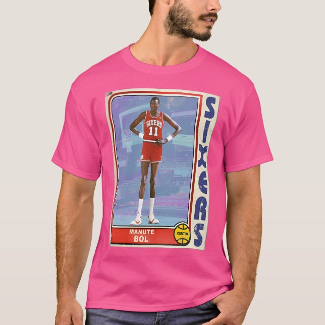Camiseta Cartão de Basquete 90S com Estilo Retroativo Manus (Frente)
