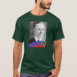 Camiseta Cartão de Beisebol de Calvin Coolidge