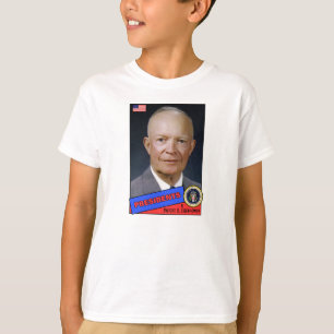 Camiseta Cartão de beisebol de Dwight D. Eisenhower