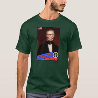 Camiseta Cartão de beisebol de James K. Polk
