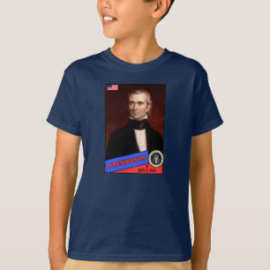 Camiseta Cartão de beisebol de James K. Polk