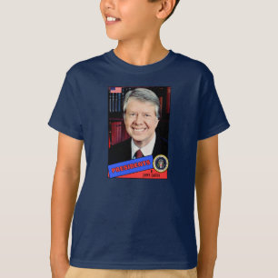 Camiseta Cartão de beisebol de Jimmy Carter