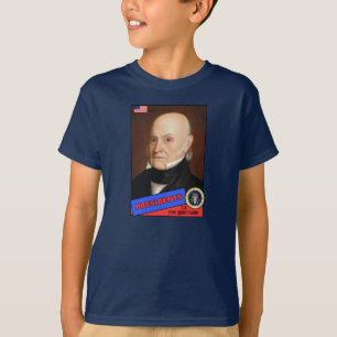 Camiseta Cartão de beisebol de John Quincy Adams