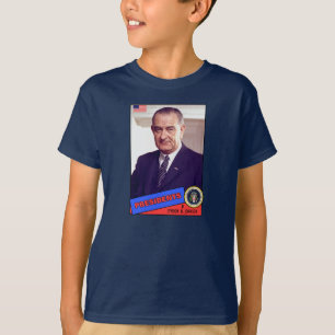 Camiseta Cartão de beisebol de Lyndon B. Johnson