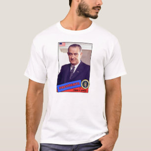 Camiseta Cartão de beisebol de Lyndon B. Johnson