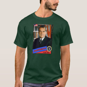 Camiseta Cartão de beisebol de Richard Nixon