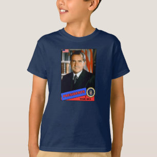 Camiseta Cartão de beisebol de Richard Nixon