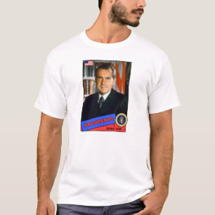 Camiseta Cartão de beisebol de Richard Nixon