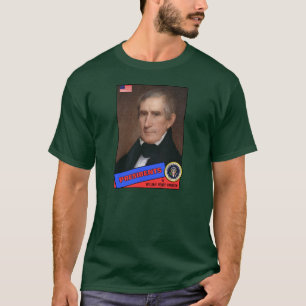 Camiseta Cartão de beisebol de William Henry Harrison
