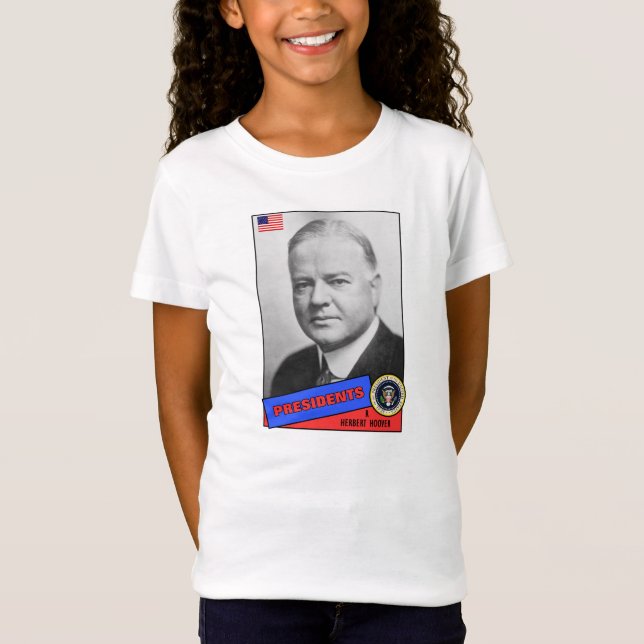 Camiseta Cartão de Beisebol Herbert Hoover (Frente)